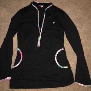Lilly Pulitzer quarter zip L